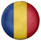 Dipped Oreo with flag of Romania (Front)