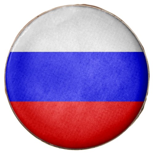 Dipped Oreo with flag of Russia