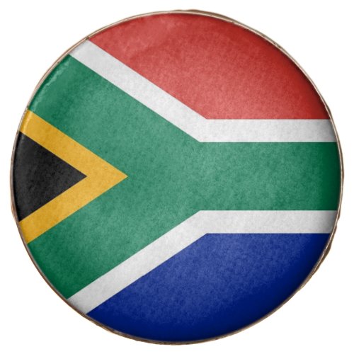 Dipped Oreo with flag of South Africa