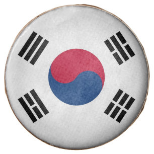 Dipped Oreo with flag of South Korea