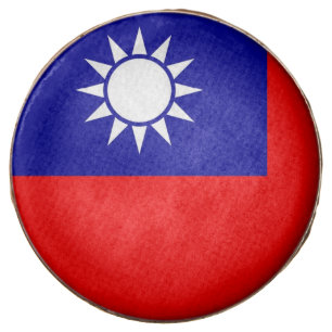 Dipped Oreo with flag of Taiwan