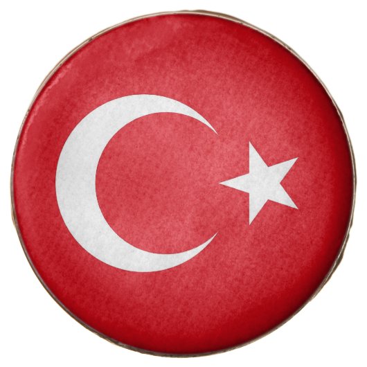 Dipped Oreo with flag of Turkey (Front)