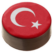 Dipped Oreo with flag of Turkey (Angled)