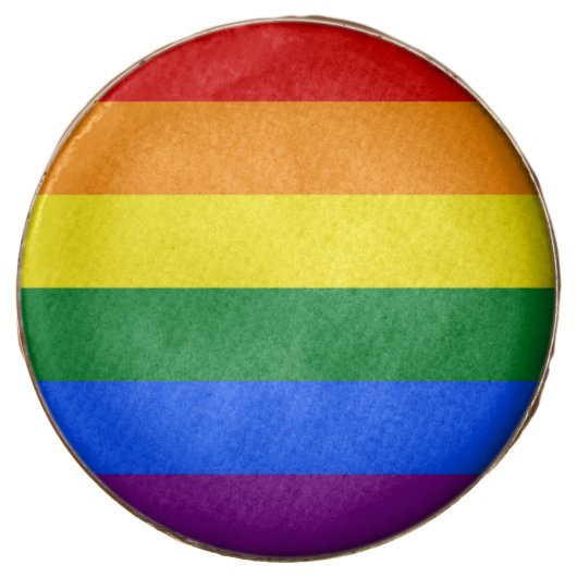 Dipped Oreo with Pride flag of LGBT (Front)