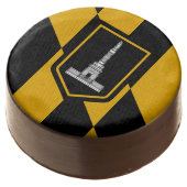 Dipped Oreos with flag of Baltimore, USA (Angled)