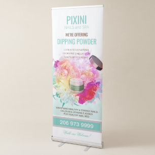 Dipping Powder Banner for Nail Spa Salon