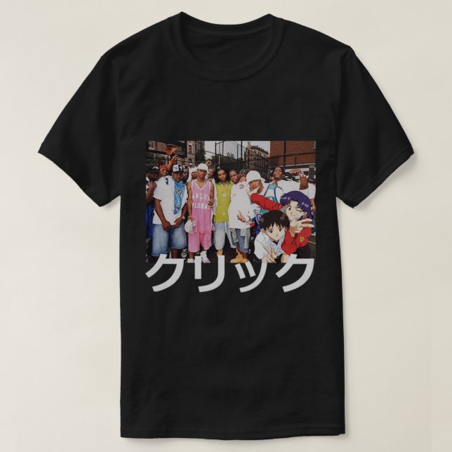 Dipset x Evangelion x Clique Essential T-Shirt (Design Front)