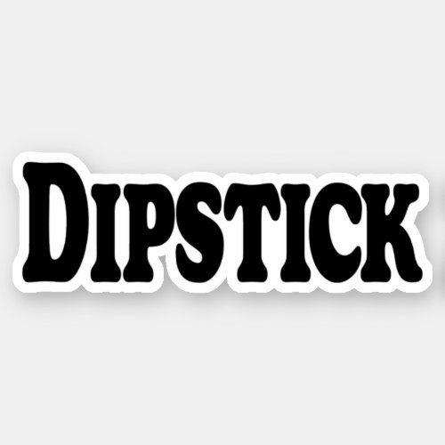 Dipstick Sticker