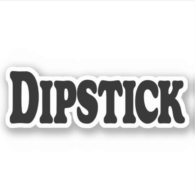 Dipstick Sticker (Front)