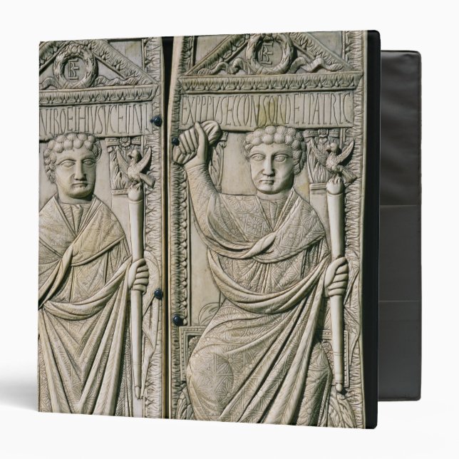 Diptych of Boethius  Consul in 487 AD Binder (Front/Inside)