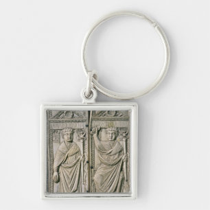 Diptych of Boethius Consul in 487 AD Keychain
