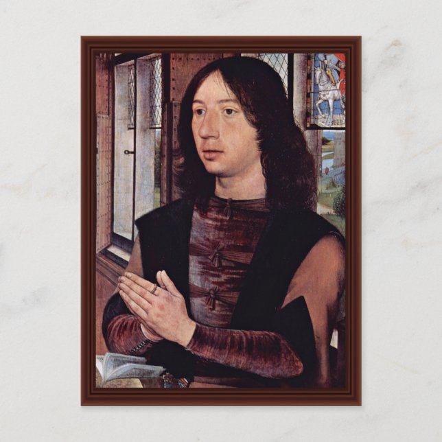Diptych Of Maarten Van Nieuwenhove Postcard (Front)