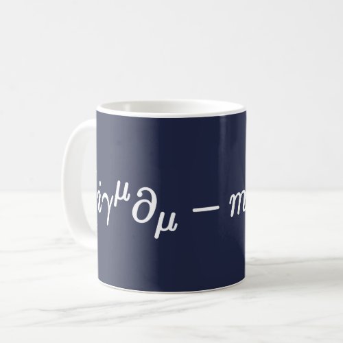 Dirac Equation Science Mathematical Equations Mug