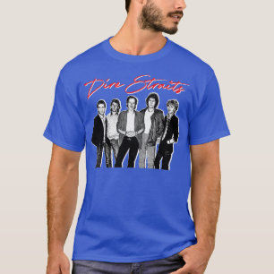 Dire Straits Retro Faded Style Fan Design 1 T-Shirt