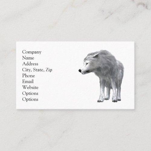 Dire Wolf Pack Leader Business Card