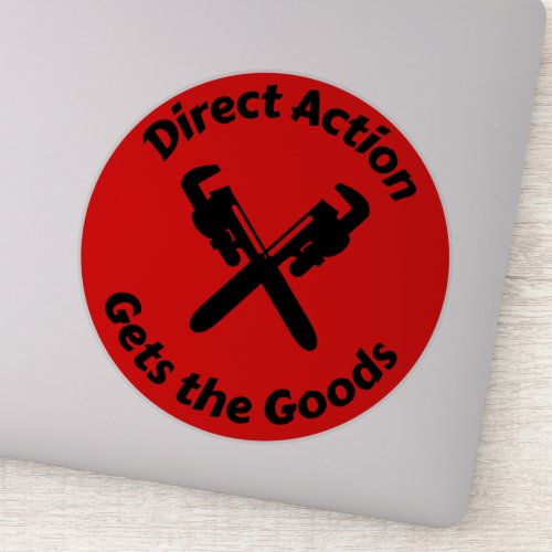 Direct Action Gets the Good Sticker