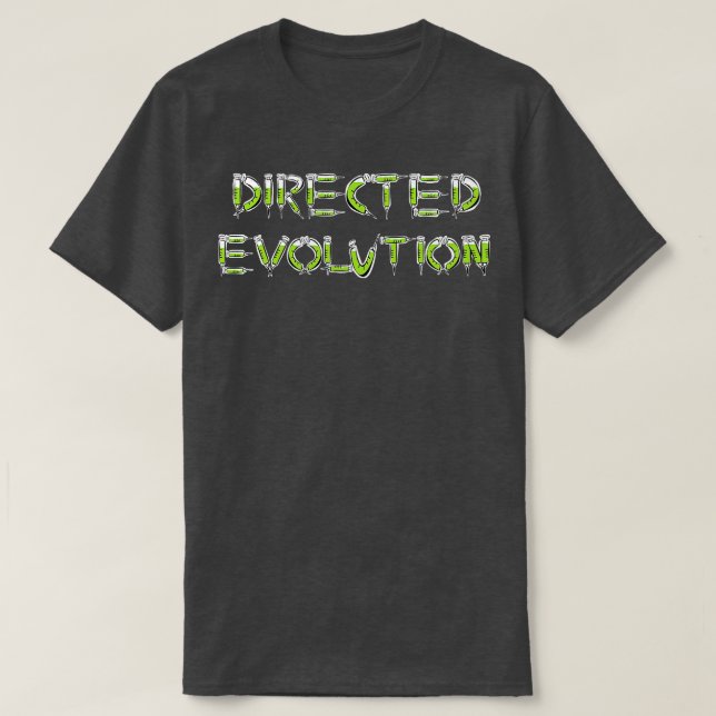 Directed Evolution Graphic Word Art of medical dev T-Shirt (Design Front)
