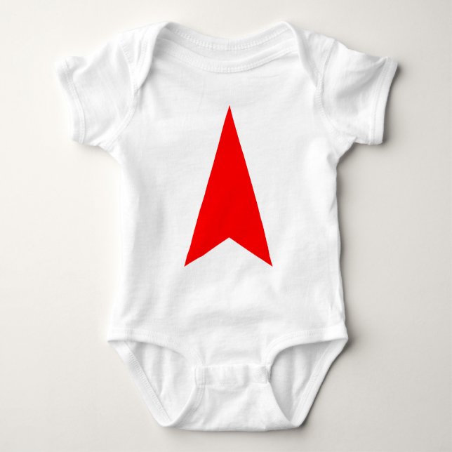 Direction Arrow Baby Bodysuit (Front)