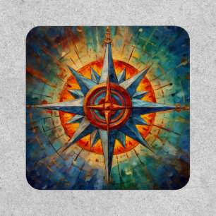 Direction in Chaos (Compass Rose) Patch