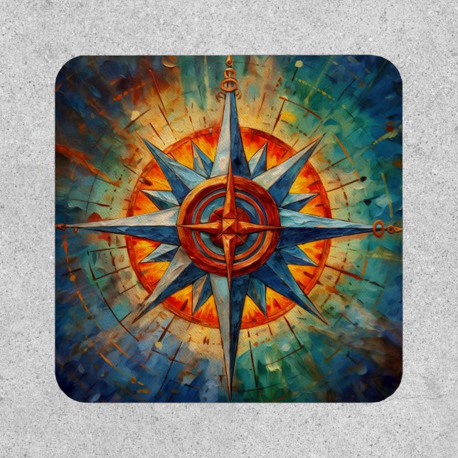 Direction in Chaos (Compass Rose) Patch (Front)