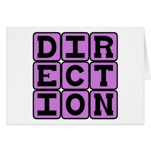 Direction, Motivational Cards (Front Horizontal)