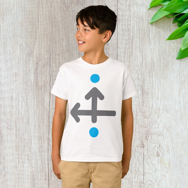 Directional Arrow Modern Minimalist Geometric  T-Shirt (Creator Uploaded)
