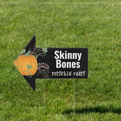 Directional Road Pumpkin Farm Signs