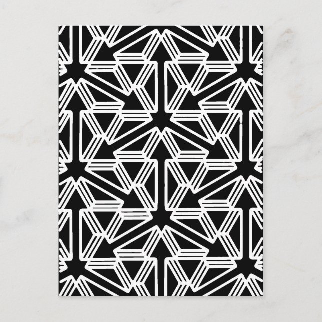 Directions - Geometric Art Postcard (Front)
