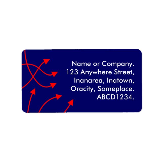 Directions - Navy Blue Label (Front)