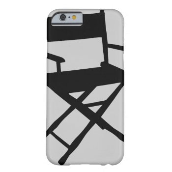 Director Chair Barely There Iphone 6 Case by LeSilhouette at Zazzle