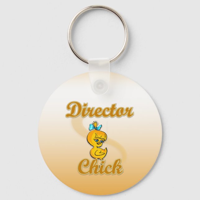 Director Chick Keychain (Front)