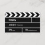 Director Clapperboard Film Movie Business Card
