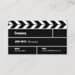 Director Clapperboard Film Movie Business Card at Zazzle