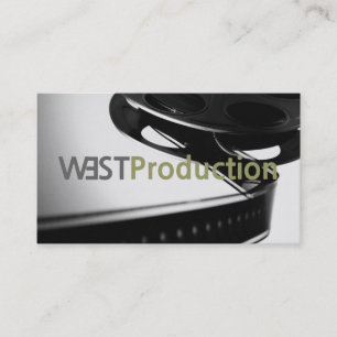 Director Clapperboard Film Movies Producer Act Business Card