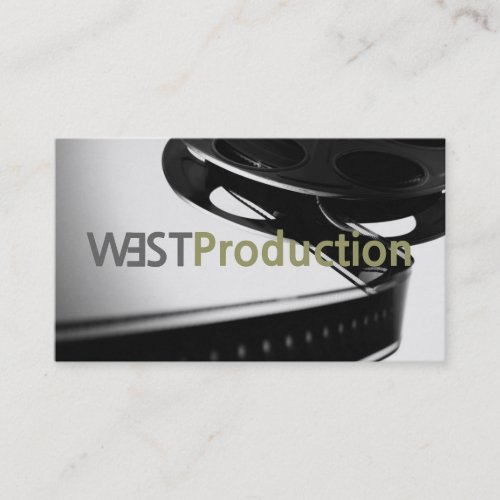 Director Clapperboard Film Movies Producer Act Business Card Templates
