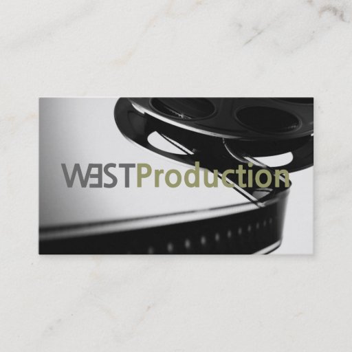 Customizable Director Clapperboard Film Movies Producer Act Business Card Templates