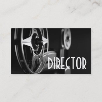 Director Clapperboard Film Movies Producer Act Business Card by ERANDOMZ at Zazzle