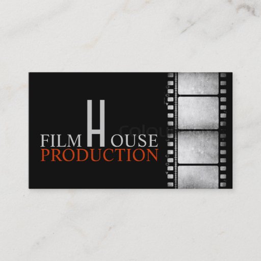 Customizable Director Clapperboard Film Movies Producer Act Business Cards