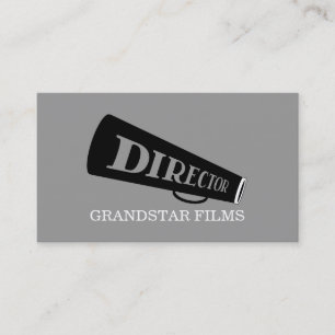 Director Clapperboard Film Movies Producer Business Card