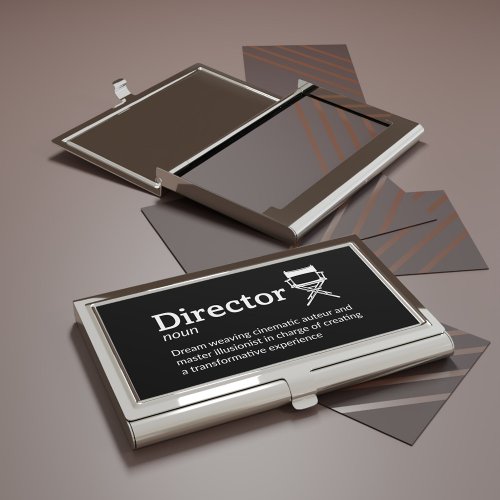 Director Definition _ Filmmaker Business Card Case