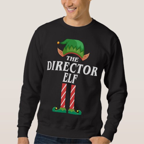 Director elf Christmas pyjamas for family matching Sweatshirt