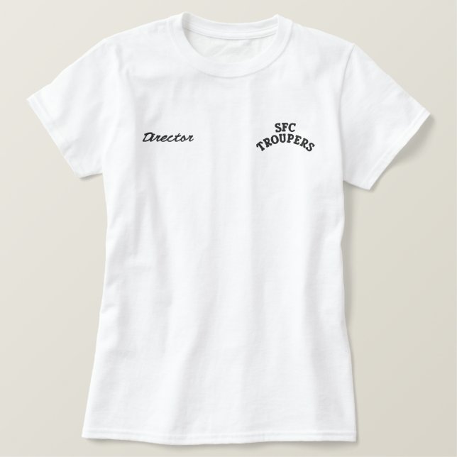 Director Embroidered Shirt (Design Front)