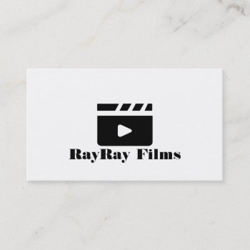 Director Film Movies Producer Production Business Business Card by imageO at Zazzle