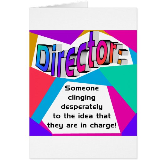 Director In charge? Cards (Front)
