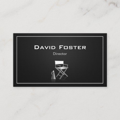 Director in film television theatrical production business card templates