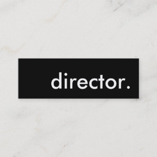 director. mini business card
