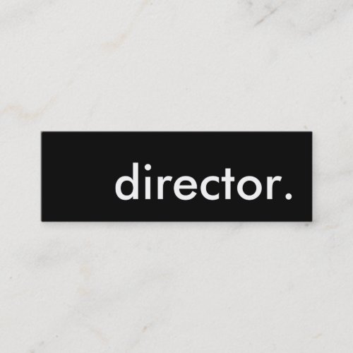 director mini business card