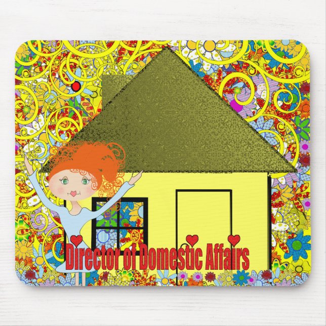 Director of Domestic Affairs Mouse Pad (Front)