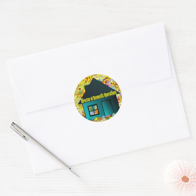 Director of Domestic Operations Classic Round Sticker (Envelope)