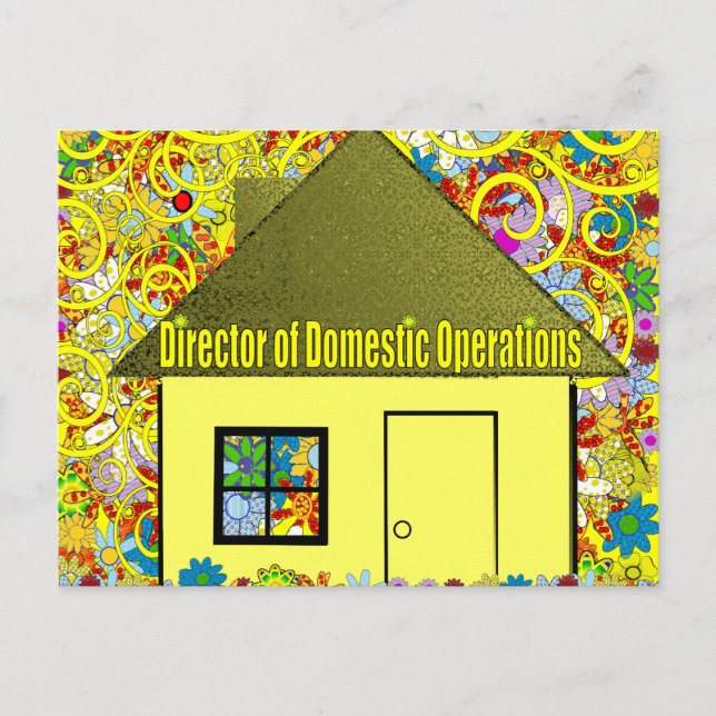 Director of Domestic Operations - Postcard (Front)